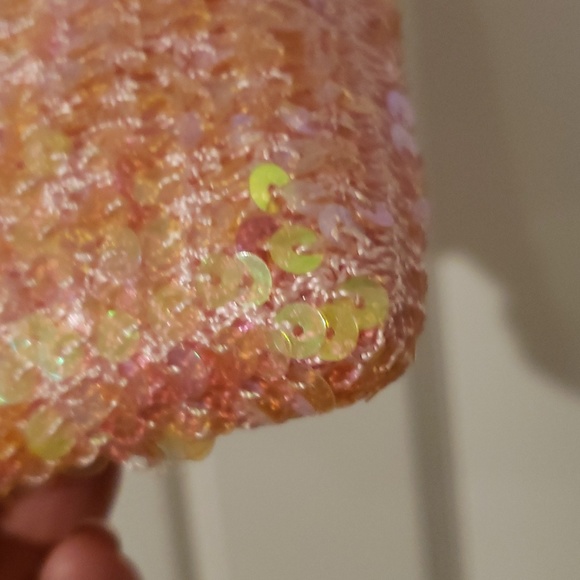 Pink Sequins Crochet Mini Bag - Picture 6 of 17